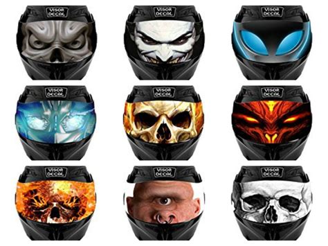 Motorcycle Helmet Visor Decalscoolesthelmet Visor Stickers - Latest News