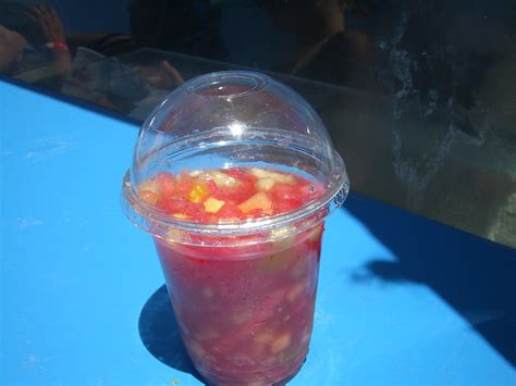 fruit salad in watermelon juice | julie corsi | Flickr