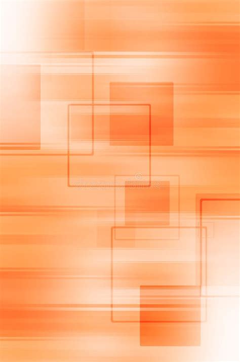 Abstract Orange Line And Square Background Stock Illustration - Illustration of artistic ...