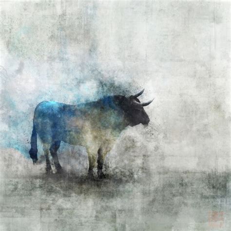 Bull art, Bull painting, Cow art