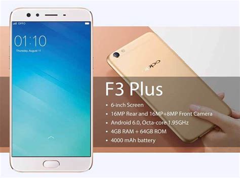 Oppo F3 Plus VS Oppo F1S – Specs and Price Comparison in Philippines