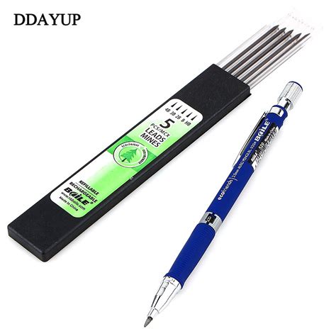 2B Lead Automatic Mechanical Pencil for Drawing Write 2mm pencil Stationery Office School ...