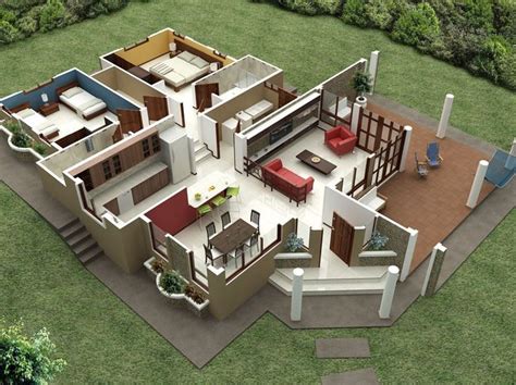 Planos de casas, Diseños de casas de campo, Diseños de casas