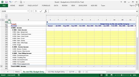 Accounting Budget Template