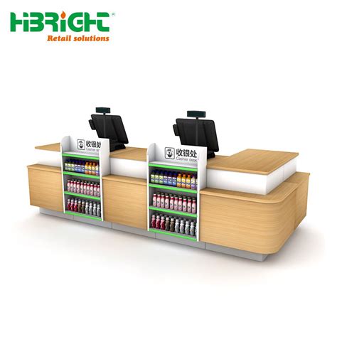 [Hot Item] Supermarket Checkout Counter Cash Cashier Area Register | Shop counter design ...