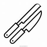 Chef Knives Coloring Page  Free knives For Kids sketch template