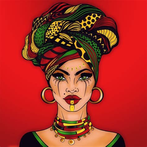 Recolor | African art paintings, African women art, African women painting