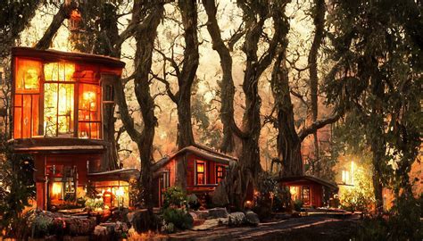 House in the woods by spaghettoillustrator on DeviantArt