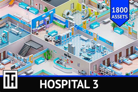 Hospital 3 | 3D Interior | Unity Asset Store