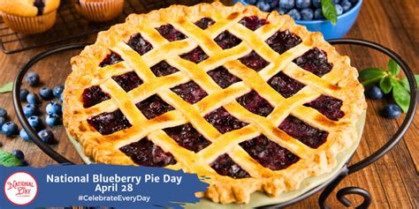 NATIONAL BLUEBERRY PIE DAY - April 28 - National Day Calendar