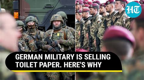 NATO Nation Germany's military is selling 10,000 rolls of toilet paper ...