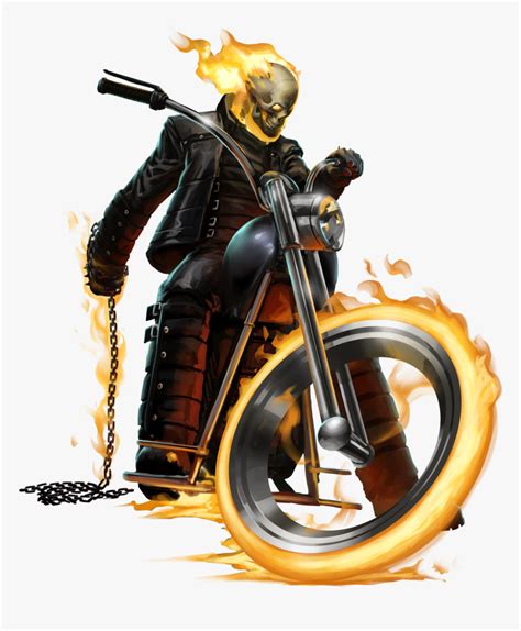 Ghostrider - Ghost Rider Johnny Blaze Motorcycle, HD Png Download - kindpng