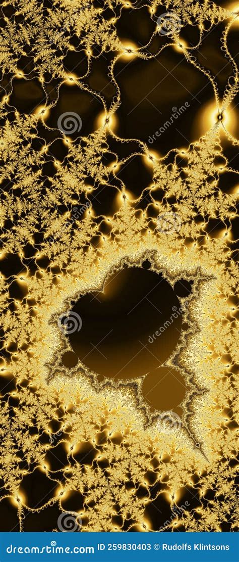 Abstract Fractal Background Infinite Universe Computer Generated Image ...