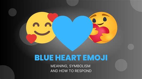 Blue Heart Emoji Meaning💙 and How to Respond