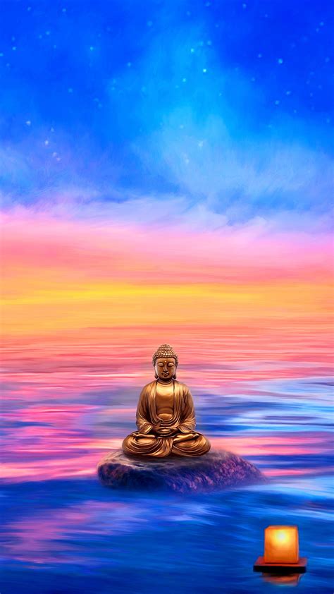 Buddha Wallpaper for Mobile Devices – Artwork by GoodVibesGallery.com