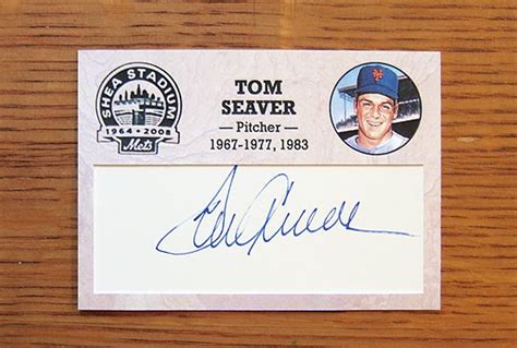 The Amazing Shea Stadium Autograph Project: #87) TOM SEAVER