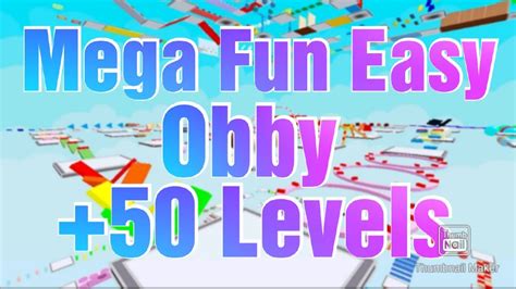 Playing Mega Fun Easy obby | +50 levels - YouTube