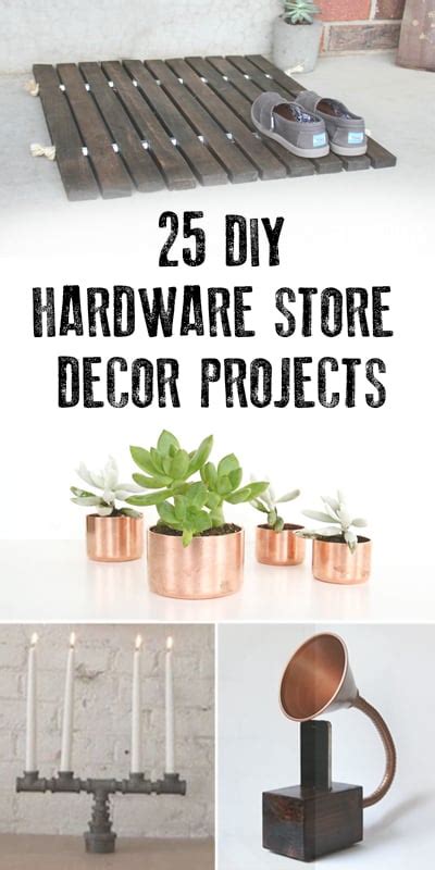 25 DIY Hardware Store Decor Projects | Remodelaholic