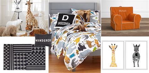 Kids Safari Bedroom | Jungle & Safari Bedding & Room Decor