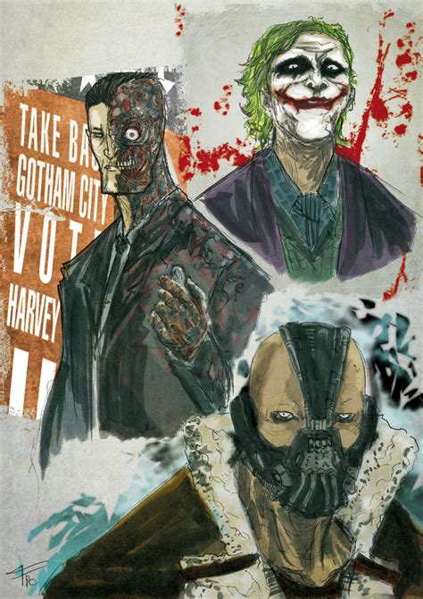 Harvey, Joker, Bane by Ultrafpc on DeviantArt