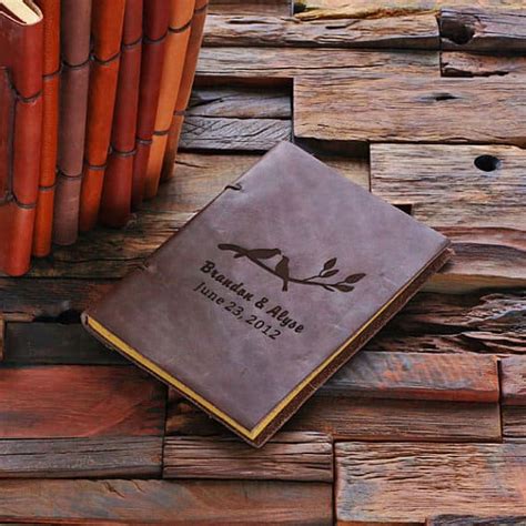 Personalized Leather Notebook/ Journals - Teals Prairie & Co.® Reseller ...