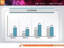 Simple and elegant PPT histogram template PowerPoint Templates Free Download