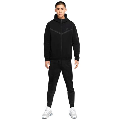 Nike Tracksuit Tech Fleece Black - KNVBshop.nl