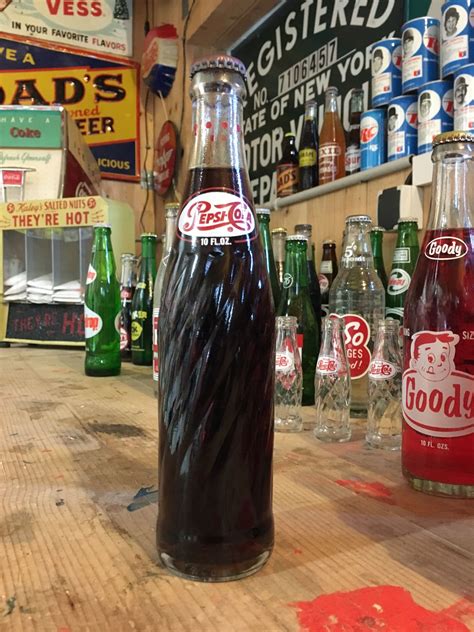 Vintage Pepsi Cola 10 FL.OZ soda bottle full | Vintage soda bottles, Vintage pepsi, Soda bottles