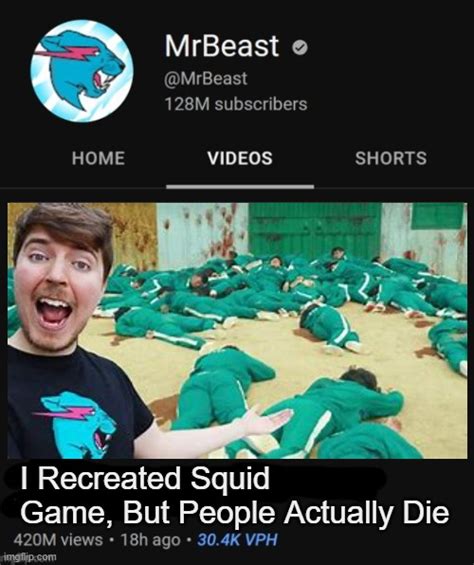 MrBeast thumbnail template Memes - Imgflip