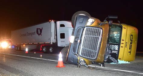 Both westbound lanes open to traffic again after crash involving two semis on I-90 near Laurel ...