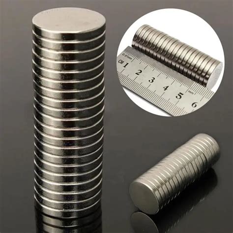 10pcs Neodymium Magnets Small Round Rare Earth Disc Magnet N50 Strong ...