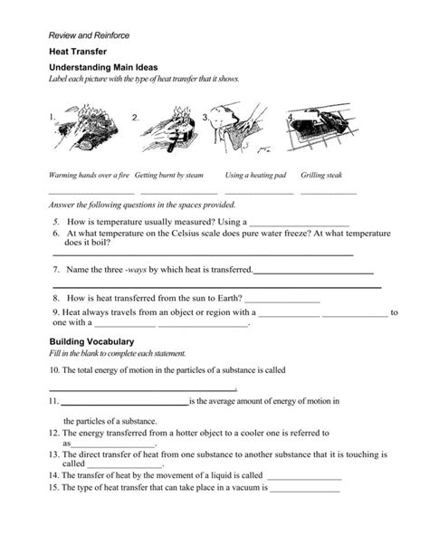 Heat Transfer Worksheet Pdf — db-excel.com