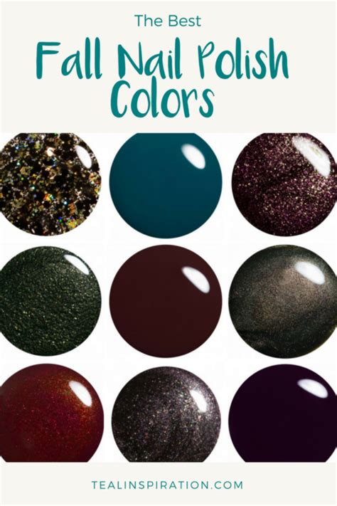 The Best Nail Polish Colors for Fall – Teal Inspiration