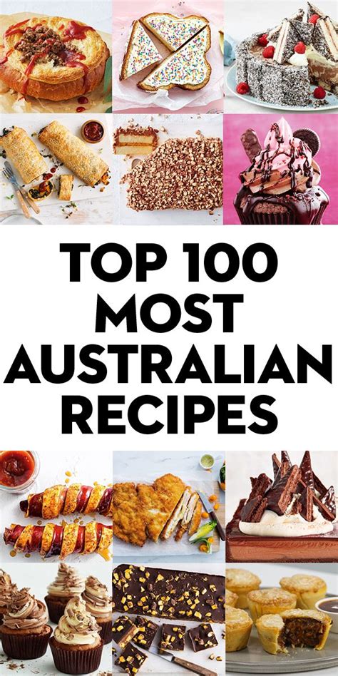 Top 100 most Australian recipes ever | Australian food, Recipes, Aussie ...