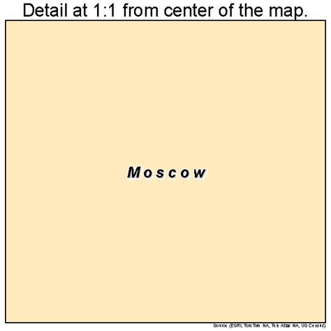 Moscow Ohio Street Map 3952416