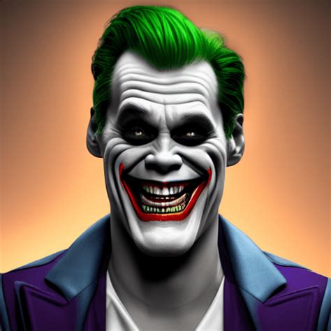 The Product Title is Jim Carrey As the Joker · Creative Fabrica