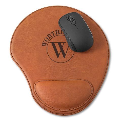 Leather Mouse Pad Personalized | Chuột, Tạp dề