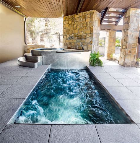 Swimming Spas - Custom Spa Design | Diamond Spas | Inground swim spas, Swim spa, Inground spa