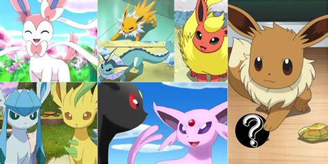 Anime Eevee Evolutions