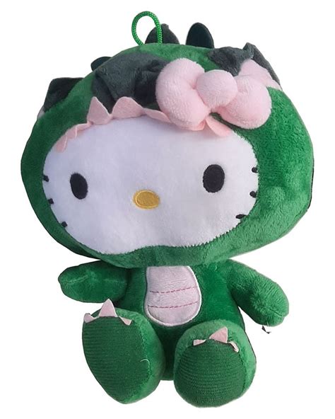 Hello Kitty Big Size 18" Plush Pillow Stuffed Animals Toy Soft in Dinosaur Clothes - Walmart.com