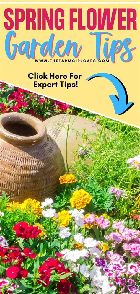 Spring Flower Garden Tips - The Farm Girl Gabs®