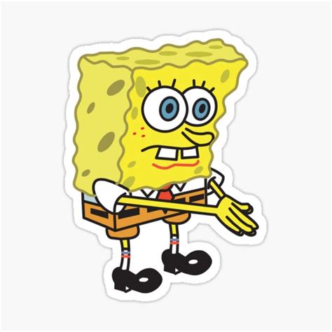 "spongebob bruh meme" Sticker by shopmorningco | Redbubble