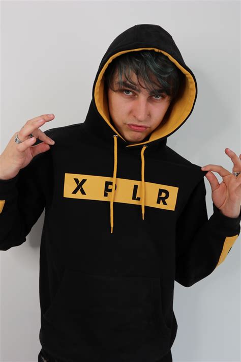 X P L R: STAPLE HOODIE, GOLD EDITION - Fanjoy | Colby brock, Sam and colby merch, Colby