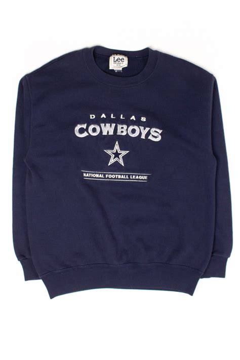 Vintage Embroidered Dallas Cowboys Sweatshirt (1990s) 2 - Ragstock.com