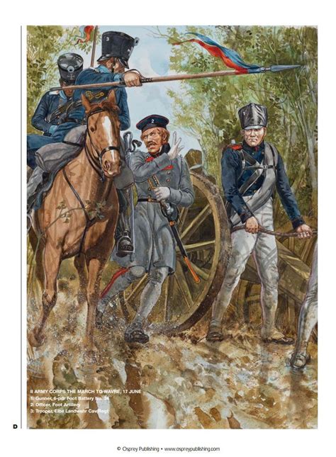 Prussian II army corps march to Wavre June 17 1815 | Prussia, German ...