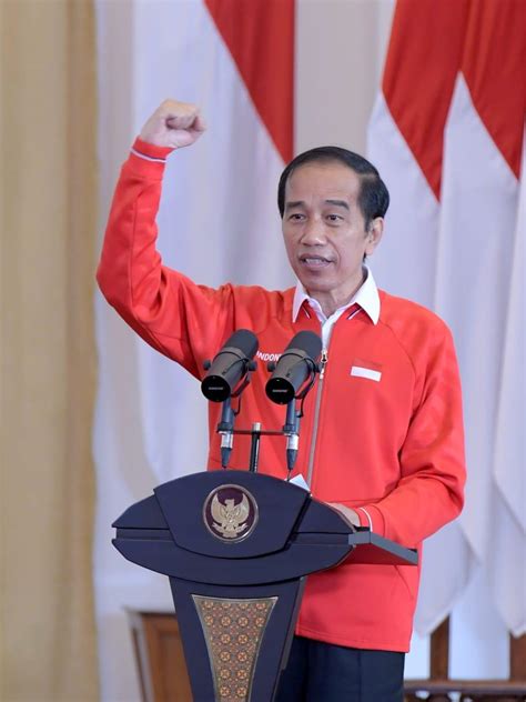 Presiden Jokowi Hadir Secara Virtual pada HUT ke-48 PDIP | Sekretariat Negara