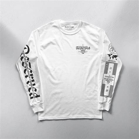 Long Sleeve T-Shirt Mockup | Studio Innate | Exclusive Download