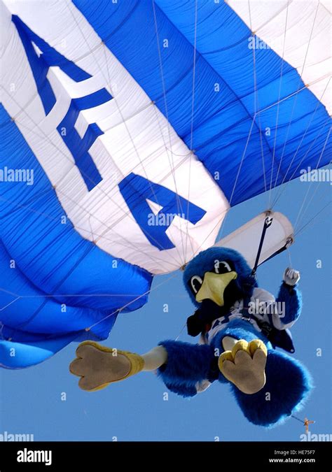 Air Force Academy Mascot, "The Bird," once again competes in "Fur Factor," the Capital One Bowl ...