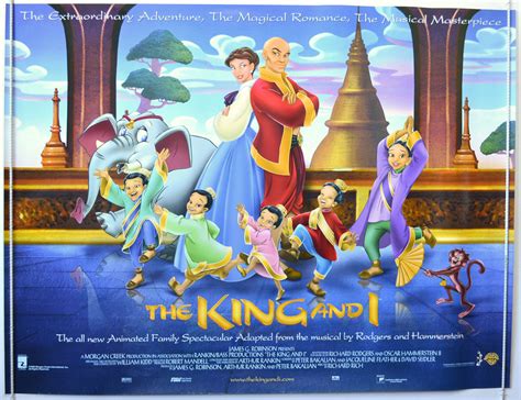 THE KING AND I (1999) Original Cinema Quad Film Poster - Animated | eBay