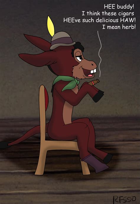 Lampwick turning into a donkey #2 by rushfox590 on DeviantArt